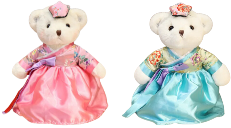 Myeongdong Shopping Guide - Hanbok Teddies