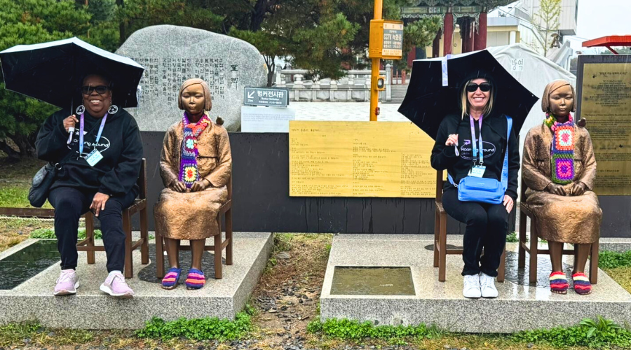 Robin & Allison DMZ Private Tour with comfort women statues