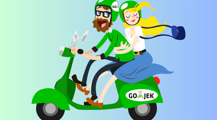 Go Jek Cartoon